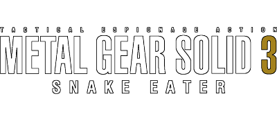 Metal Gear Solid 3 Snake Eater logo for Playstation 2